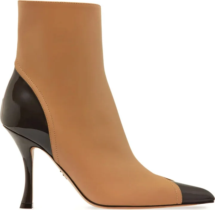 95mm Leather Boots