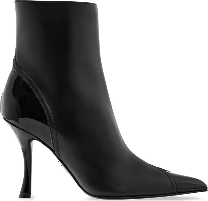 95mm Leather Boots