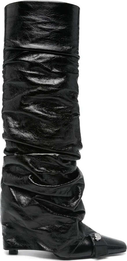 95mm Leather Boots