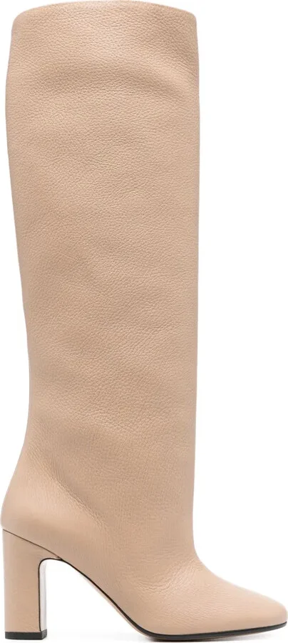 95mm Leather Knee-High Boots