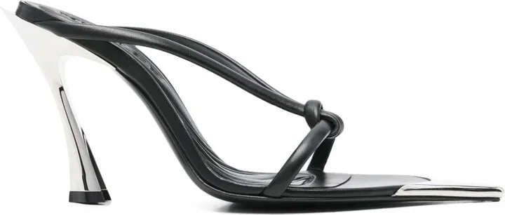 95mm Leather Knotted Sandals