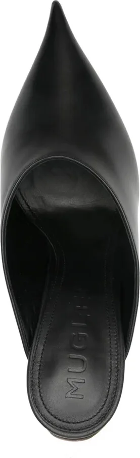 95mm Leather Mules - Image 4