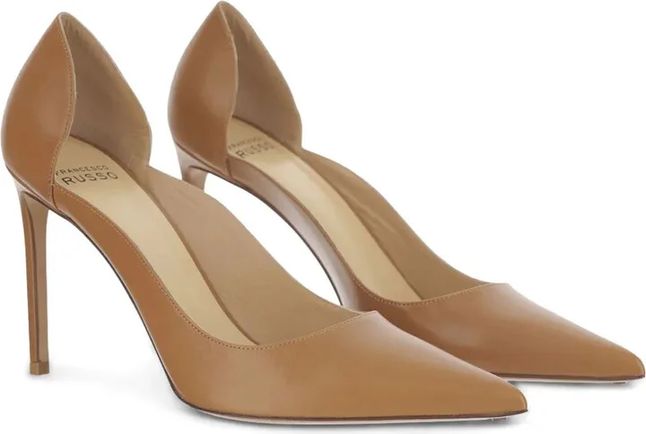95mm Leather Pumps - Image 2