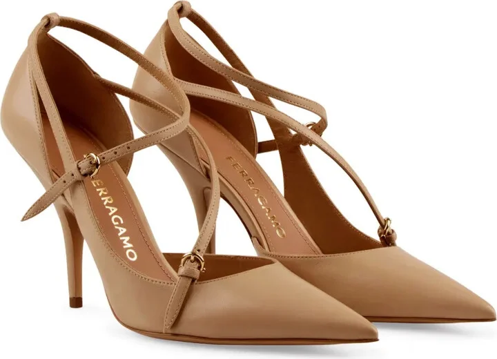 95mm Leather Pumps - Image 2