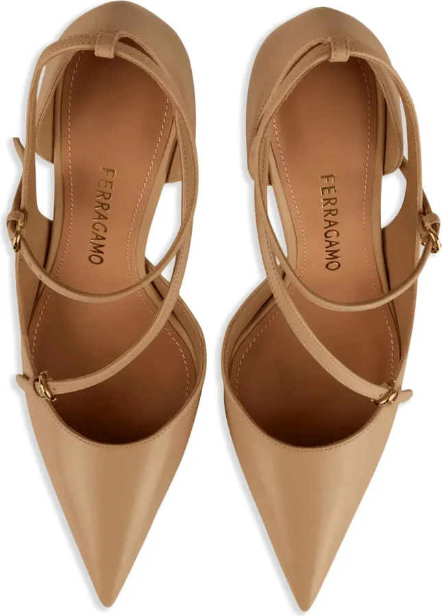 95mm Leather Pumps - Image 4