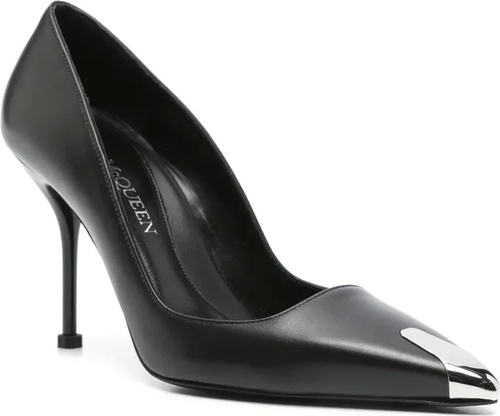 95mm Leather Pumps - Image 2
