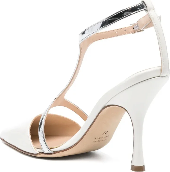 95mm Leather Pumps - Image 3