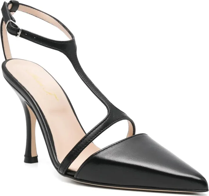 95mm Leather Pumps - Image 2