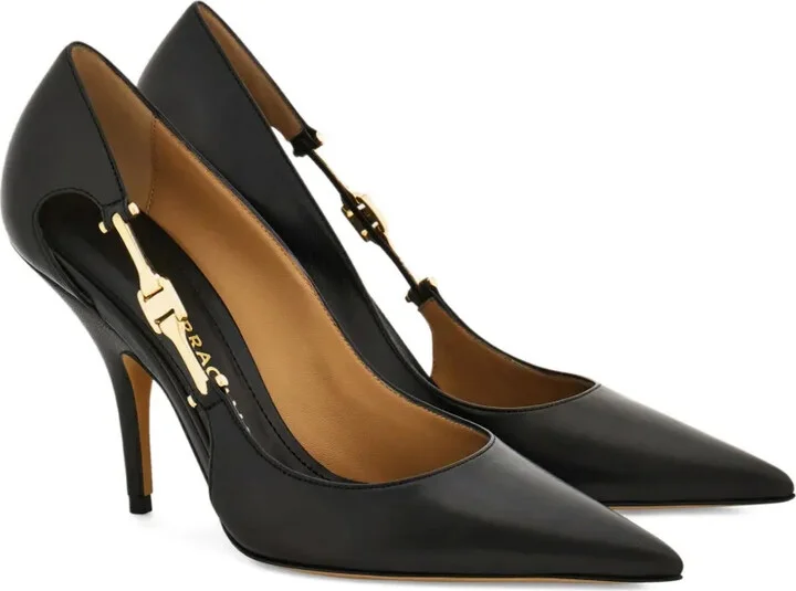 95mm Leather Pumps - Image 2