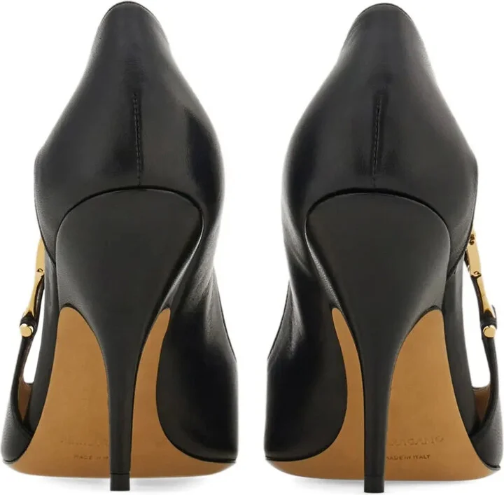 95mm Leather Pumps - Image 3