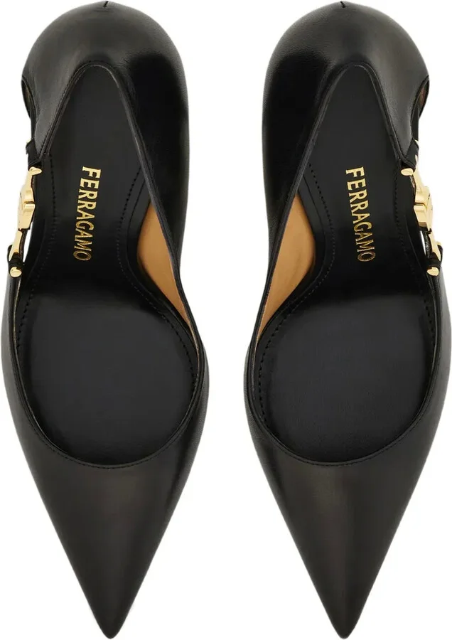 95mm Leather Pumps - Image 4