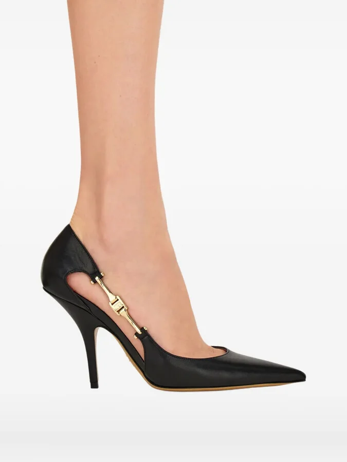 95mm Leather Pumps - Image 5