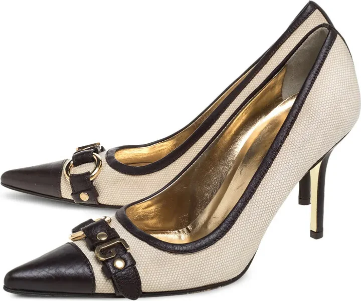 95mm Leather Pumps - Image 3