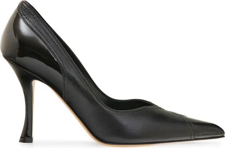 95mm Leather Pumps