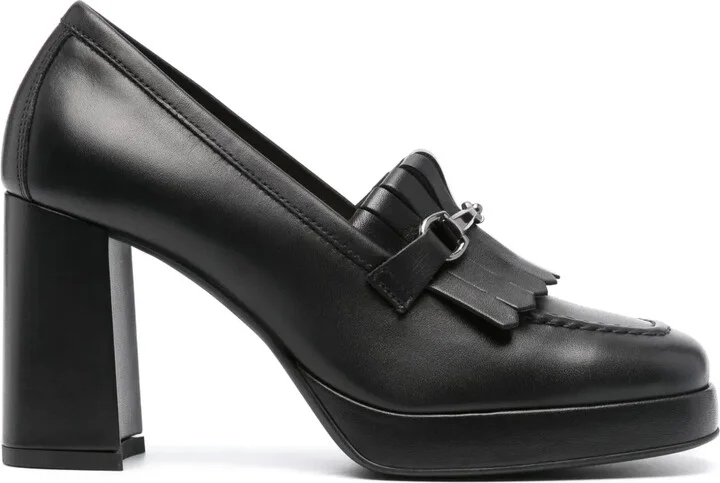 95mm Leather Pumps