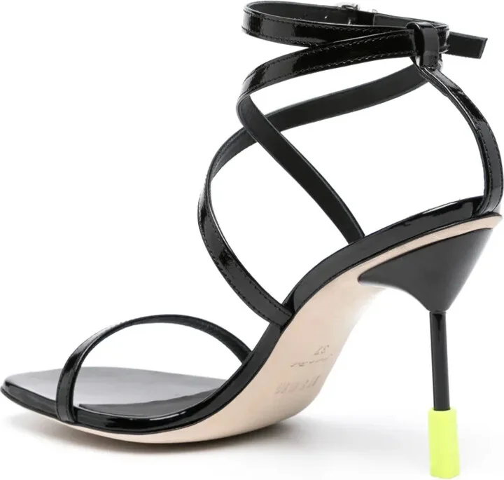 95mm Leather Sandals - Image 3