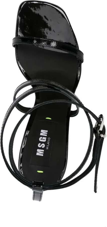 95mm Leather Sandals - Image 4