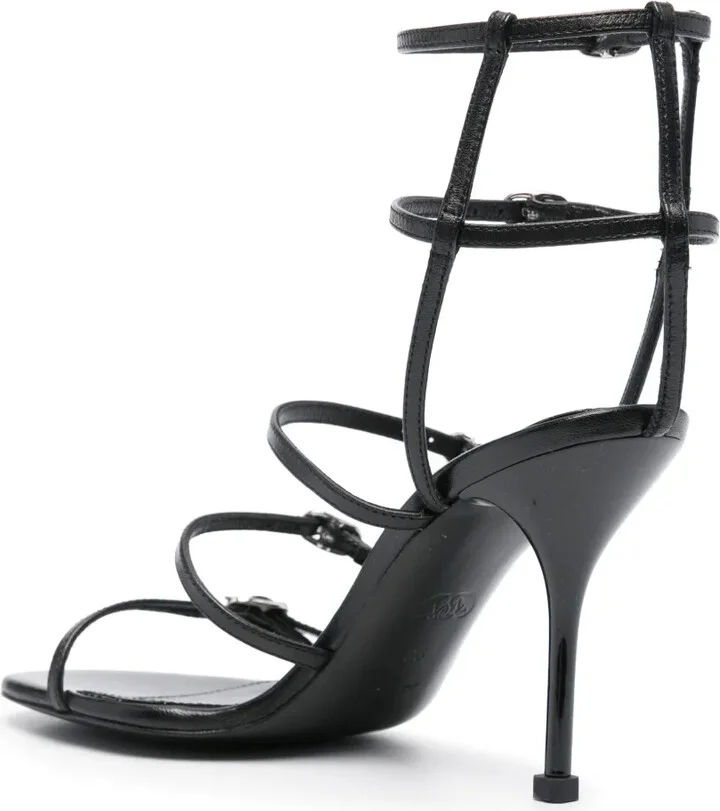 95mm Leather Sandals - Image 3