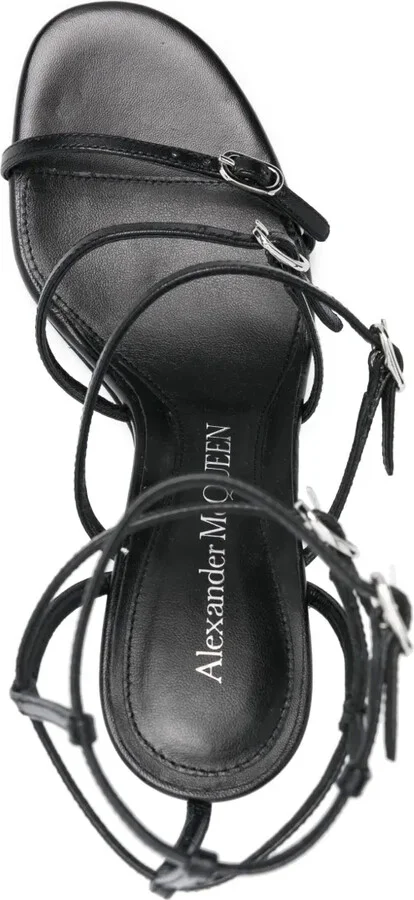 95mm Leather Sandals - Image 4