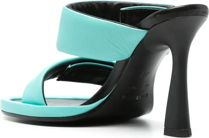 95mm Leather Sandals - Image 3