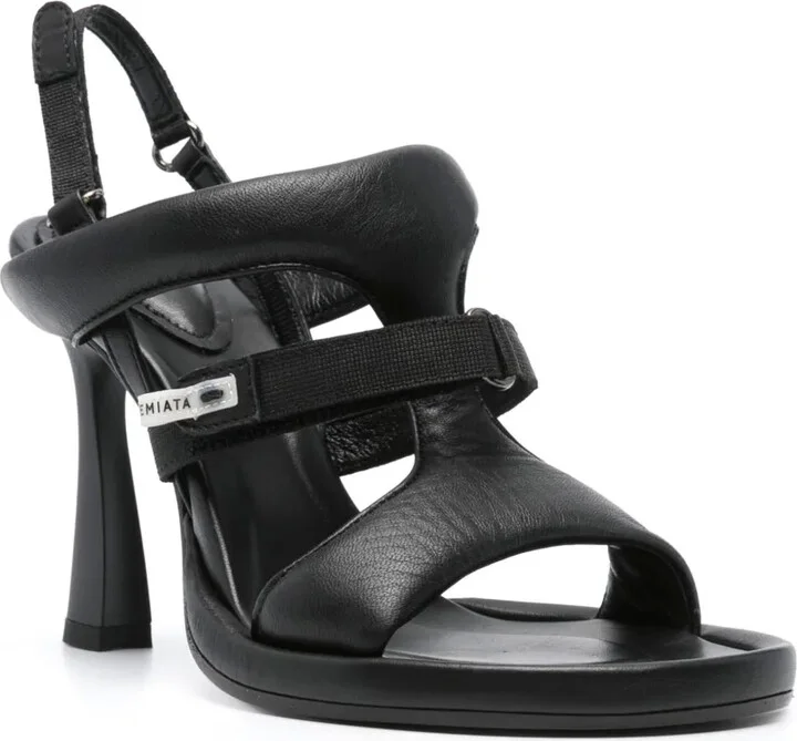 95mm Leather Sandals - Image 2