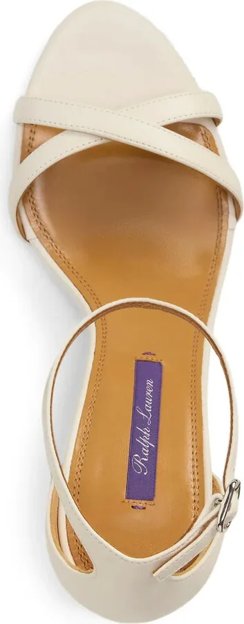 95mm Leather Sandals - Image 4