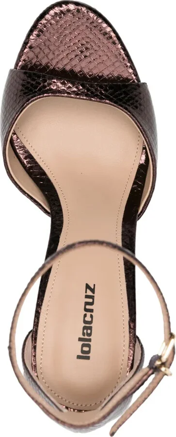95mm Leather Sandals - Image 4