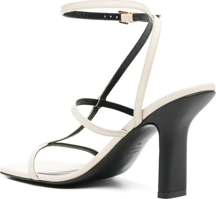 95mm Leather Sandals - Image 3