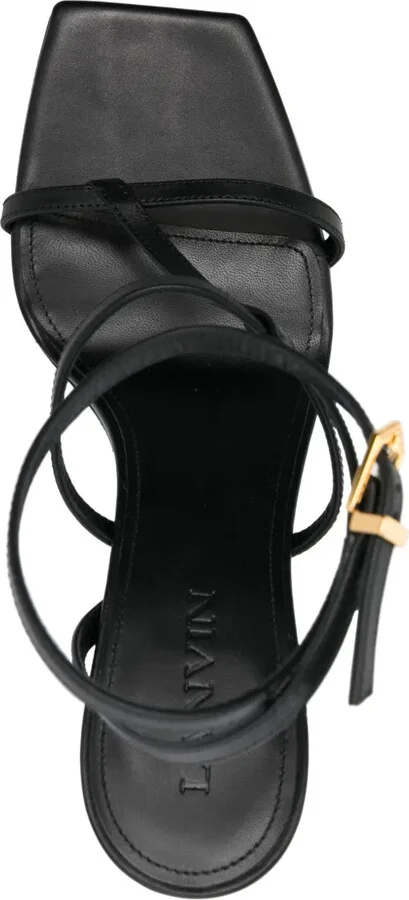 95mm Leather Sandals - Image 4