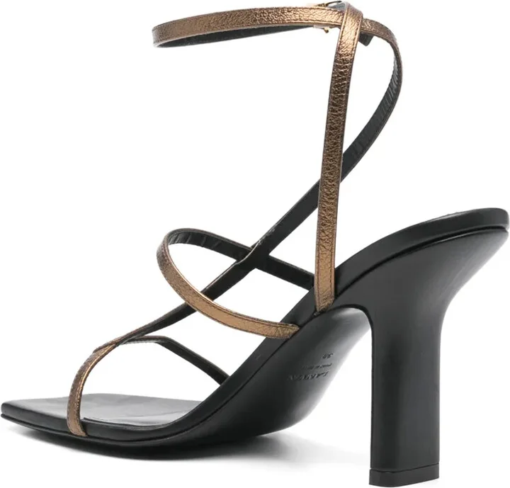 95mm Leather Sandals - Image 3