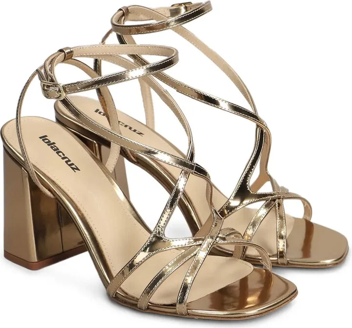 95mm Leather Sandals - Image 2