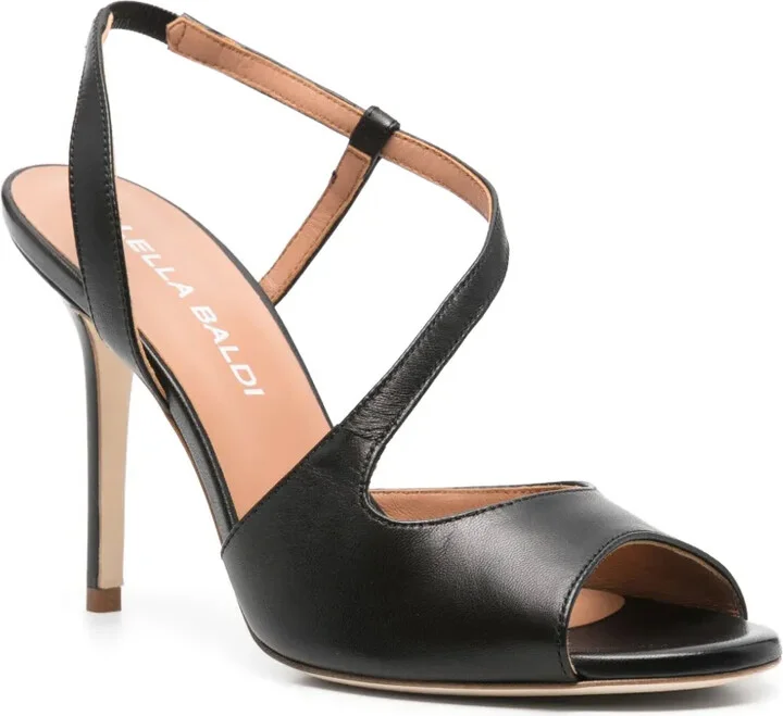 95mm Leather Sandals - Image 2