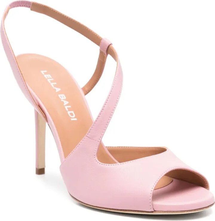 95mm Leather Sandals - Image 2