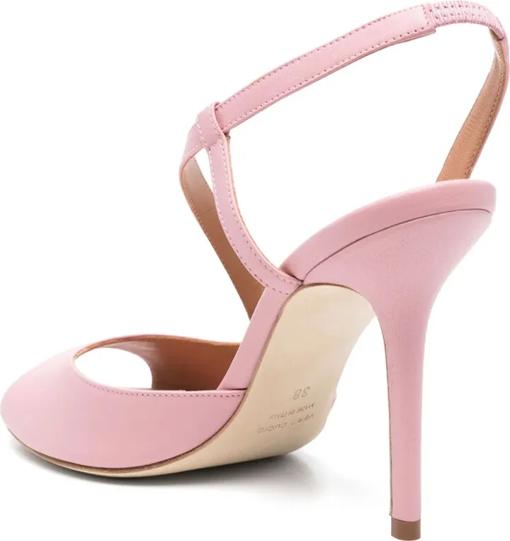 95mm Leather Sandals - Image 3