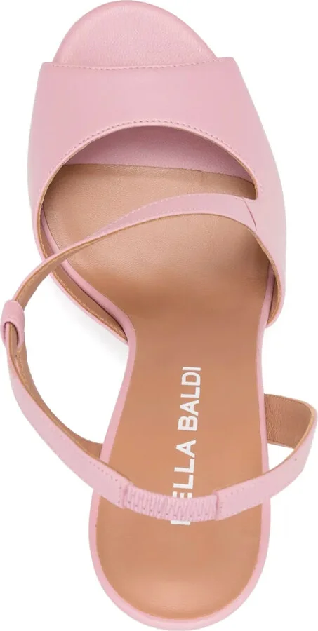 95mm Leather Sandals - Image 4