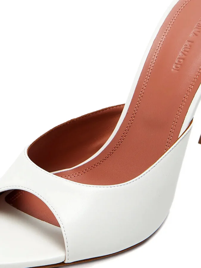 95mm Leather Sandals - Image 4