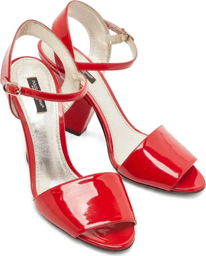 95mm Leather Sandals - Image 2