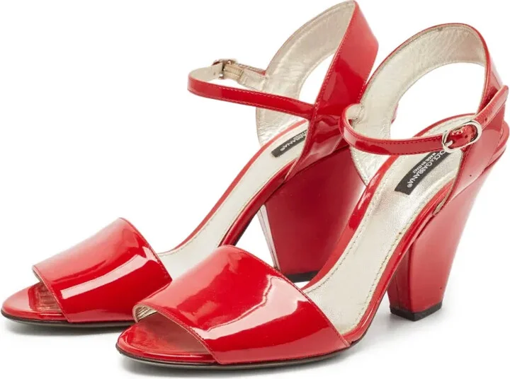 95mm Leather Sandals - Image 3