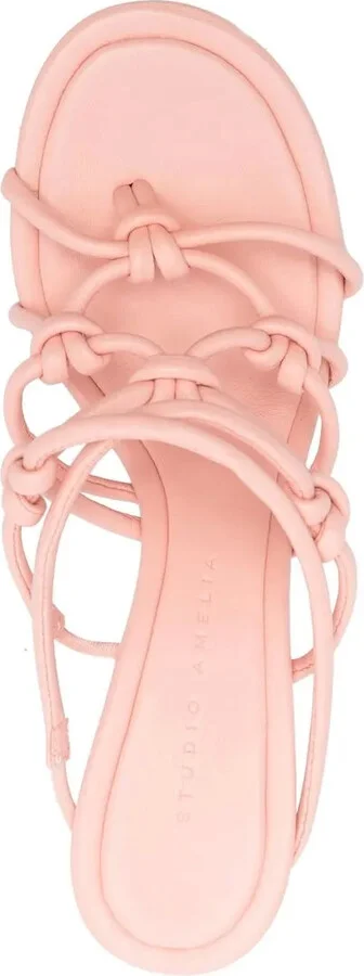 95mm Leather Sandals - Image 4