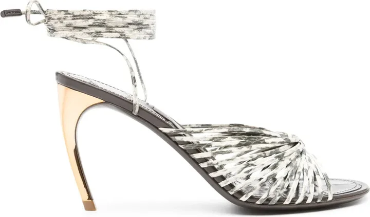 95mm Leather Sandals