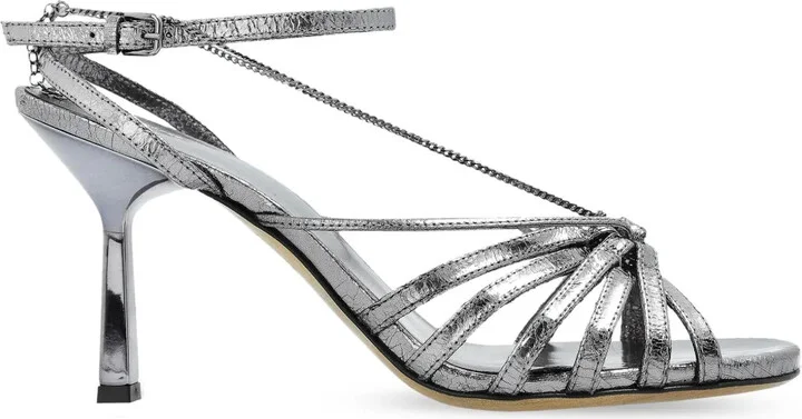 95mm Leather Sandals