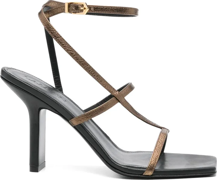 95mm Leather Sandals