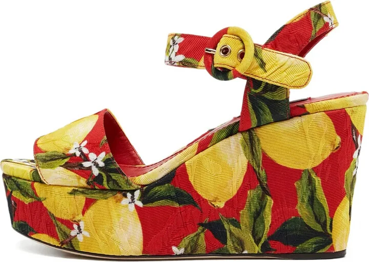 95mm Lemon Plateau sandals