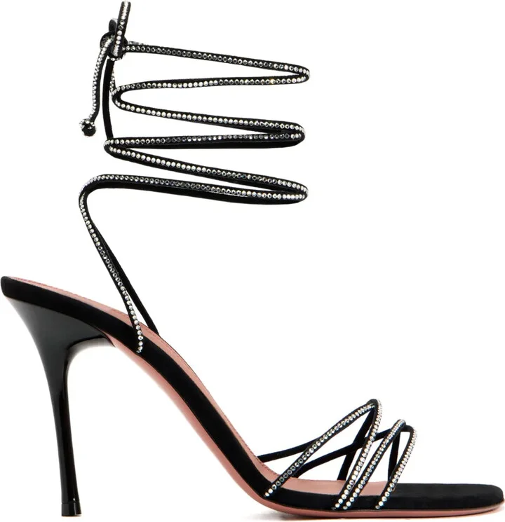 95mm Lori strappy embellished sandals