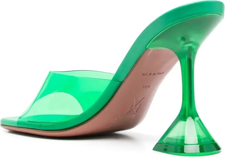 95mm Lupita Glass sandals - Image 3
