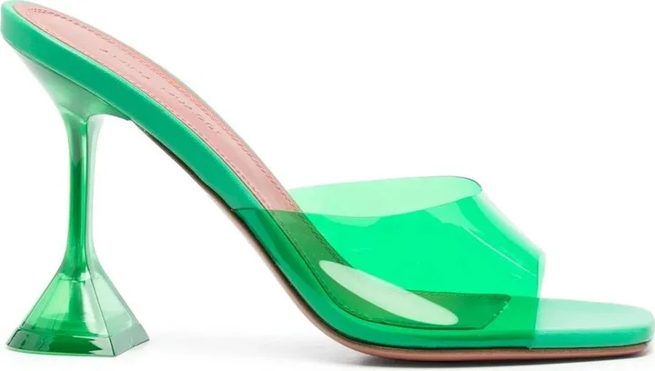 95mm Lupita Glass sandals
