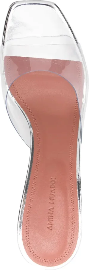 95mm Lupita Glass transparent mules - Image 4