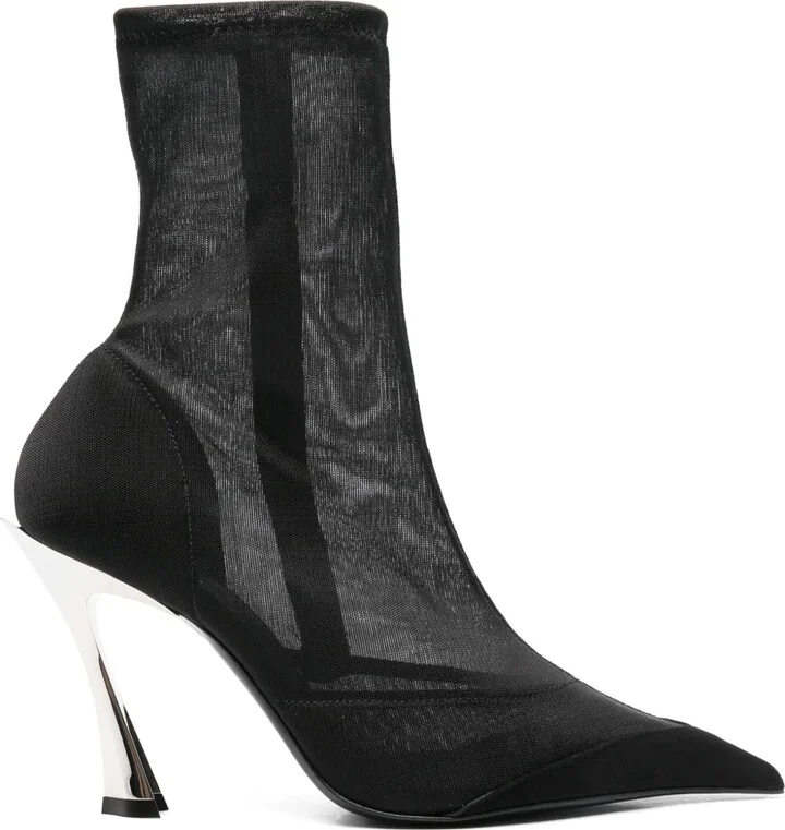 95mm Mesh Ankle Boots