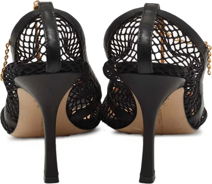95mm Mesh Heeled Pumps - Image 3