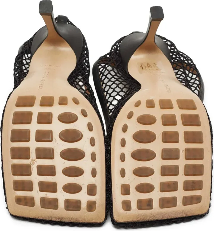 95mm Mesh Heeled Pumps - Image 4